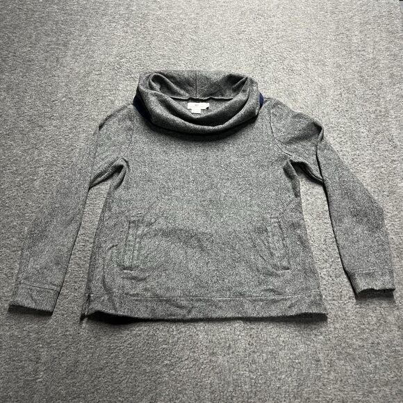 Vineyard Vines Long Sleeve Shirt/Sweatshirt Women's Small Gray Cowl Mock Neck - Picture 1 of 6